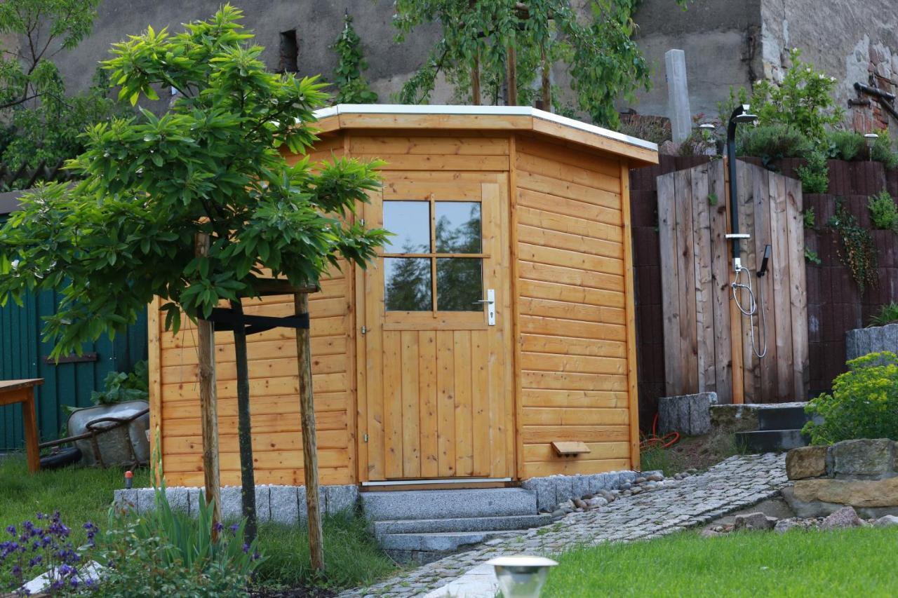 Ferienhof Graefe - 3-Seiten Hof Mit Grossem Garten, Pool & Sauna Meissen Luaran gambar